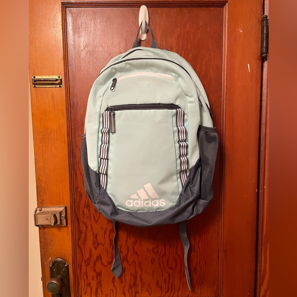 Adidas Load Spring Backpack | Grey Blue | Gently Used